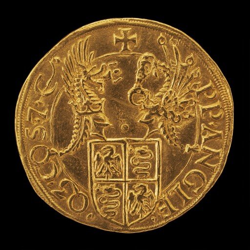 Shield with Two Crests [reverse]