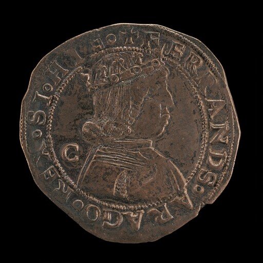 Ferdinand (Ferrante) I of Aragon, 1423-1494, King of Naples 1458 [obverse]