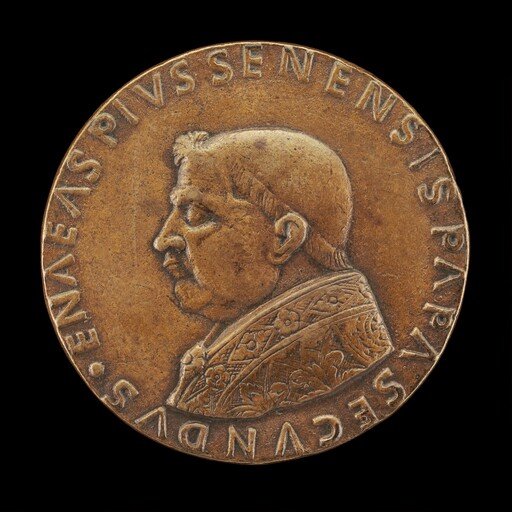 Pius II (Aeneas Silvius Piccolomini, 1405-1464), Pope 1458 [obverse]