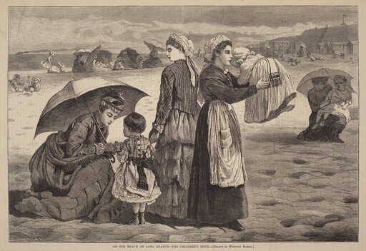 On the Beach at Long Branch - The Children's Hour