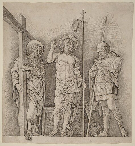 Risen Christ between Saints Andrew and Longinus