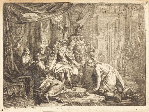 Reconciliation of Absalom and David (Réconciliation d'Absalom et de David)