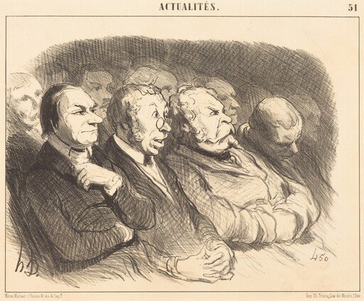 Physionomies de spectateurs de la Porte St.-Martin...