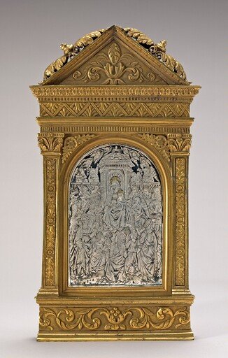 Pax with the Madonna and Child Enthroned with Saints