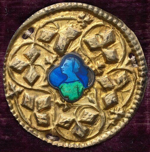 Costume Ornament with Profile Portrait