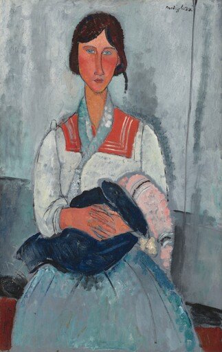 Roma Woman with Baby