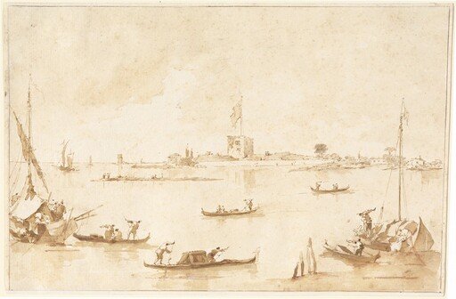 The Fortress of San Andrea from the Lagoon