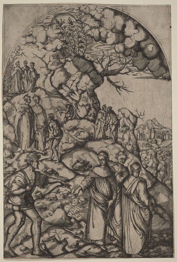 Saint Filippo Benizzi Healing a Beggar