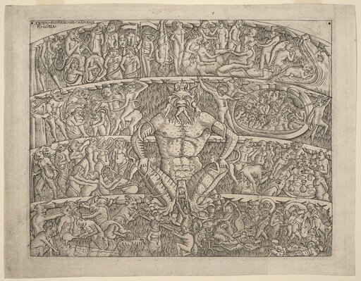 The Inferno, after the Fresco in the Camposanto of Pisa