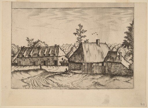 Farm and Row of Houses