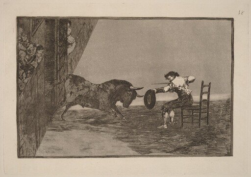 Temeridad de martincho en la plaza de Zaragoza (The Daring of Martincho in the Ring a t Saragossa)