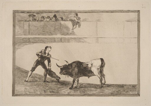 Pedro Romero matando a toro parado (Pedro Romero Killing the Halted Bull)