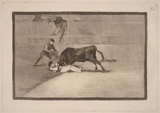 La desgraciada muerte de Pepe Illo en la plaza de Madrid (The Unlucky Death of Pepe Illo in the Ring at Madrid)