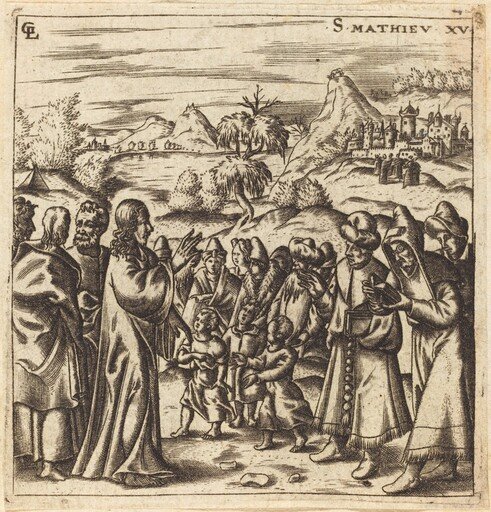 Christ Rebukes the Scribes and Pharisees