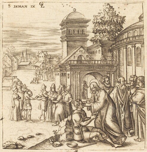 A Man Born Blind Receives Sight