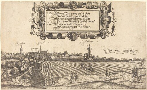 View of Nuremberg from the West [right section]