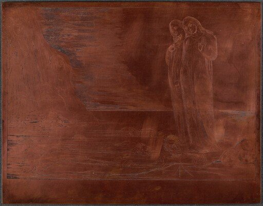The Circle of the Traitors; Dante's Foot Striking Bocca degli Abbate