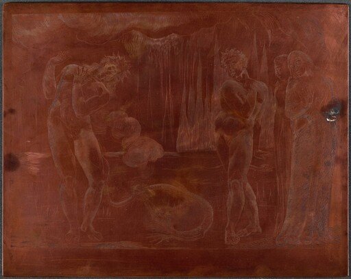 The Circle of the Thieves; Buoso Donati Attacked by the Serpent