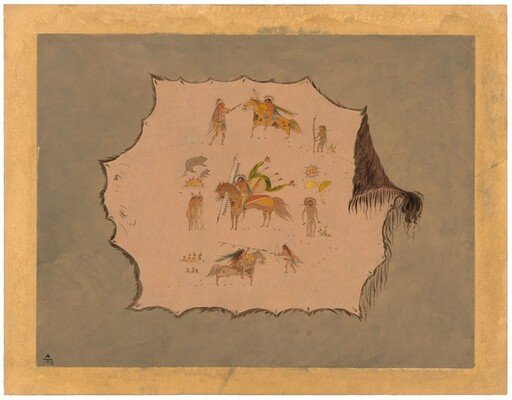 Facsimile of a Pawnee Doctor's Robe with Fantastic Professional Designs