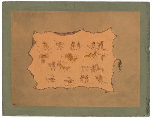 Facsimile of the Robe of Mah-to-toh-pa - Mandan