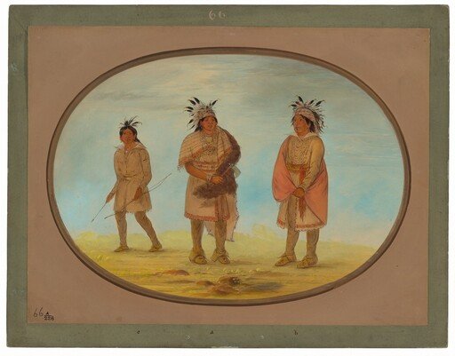 Two Weeah Warriors and a Woman