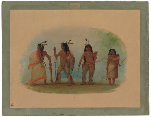Four Apachee Indians