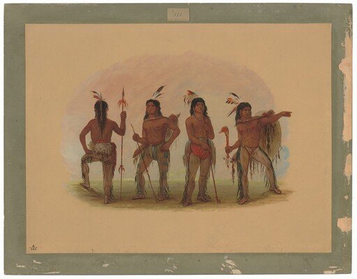 Four Navaho Warriors