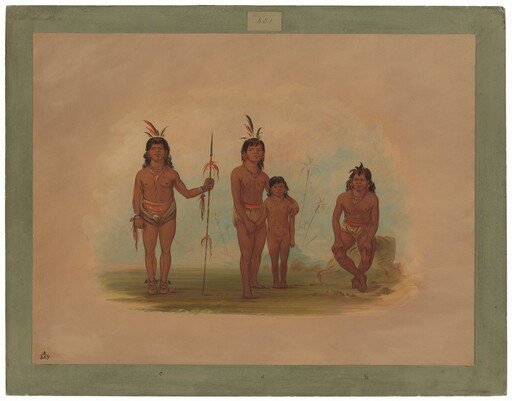 Four Goo-a-give Indians