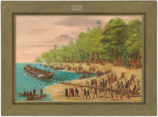 Launching of the Griffin.  July 1679