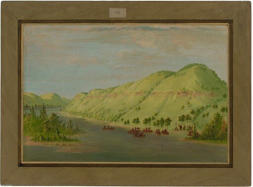 Father Hennepin Leaving the Mississippi to Join La Salle.  May 8, 1680