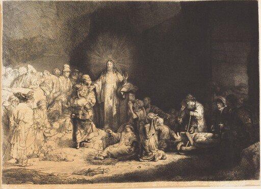 Christ Preaching (The Hundred Guilder Print)