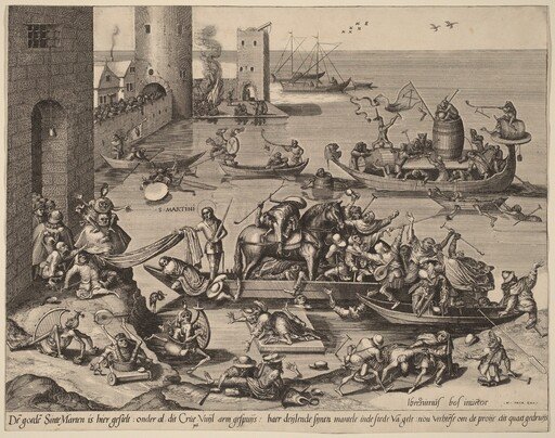 Saint Martin with His Horse in a Ship