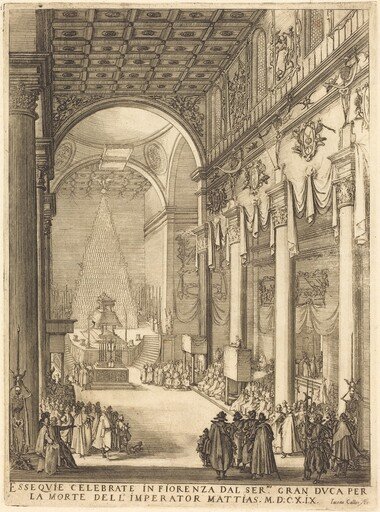 The Catafalque of the Emperor Mathias