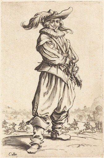 Soldier with Feathered Hat