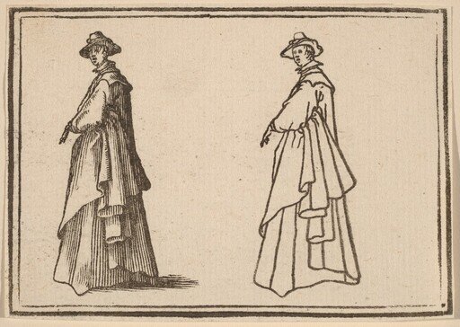 Standing Woman in a Great Coat