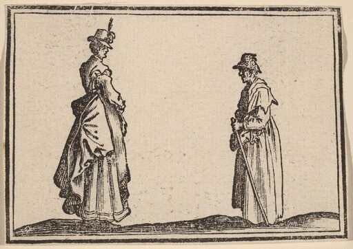 Two Women in Profile