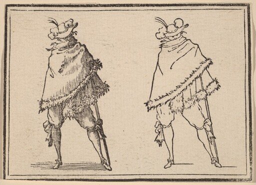 Gentleman Wrapped in his Mantle