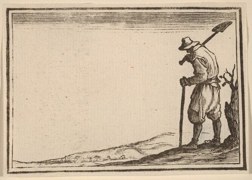 Peasant with Shovel on His Shoulder