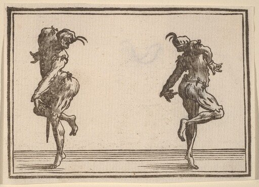 Two Pantaloons Dancing