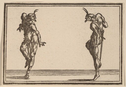 Two Pantaloons Dancing