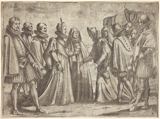 Reception at Mantua [recto]