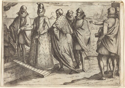 Embarkation at Genoa [recto]