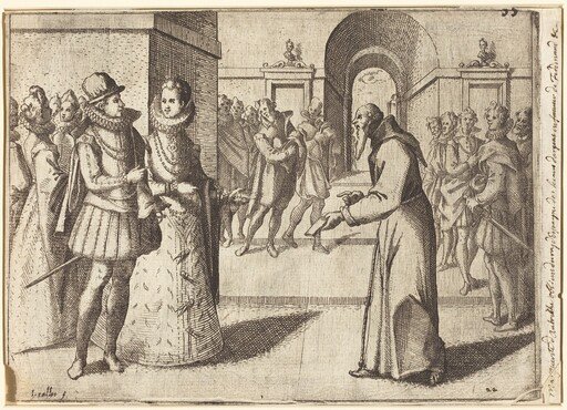 A Capucin bringing thanks of the King of Bavaria [recto]