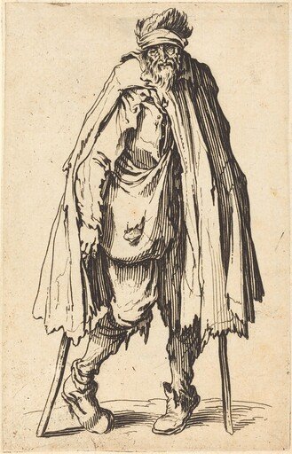 Beggar with Crutches and Sack