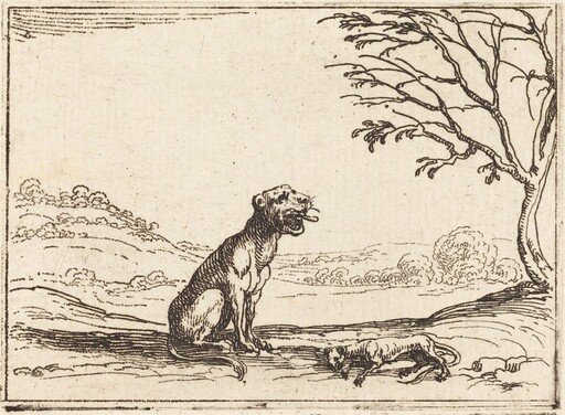 Lioness Mourning her Cub