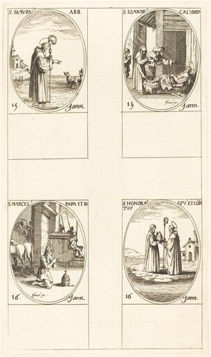 St. Maurus; St. John Calybite; St. Marcellus; St. Honoratus