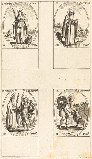 St. Anthony; St. Prisca; St. Germanicus; Sts. Fabian and Sebastian