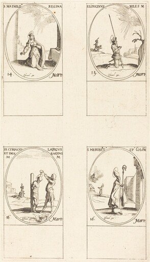 St. Matilda; St. Longinus; St. Cyriacus; St. Heribert