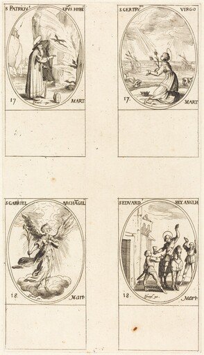 St. Patrick; St. Gertrude; St. Gabriel, Archangel; St. Edward