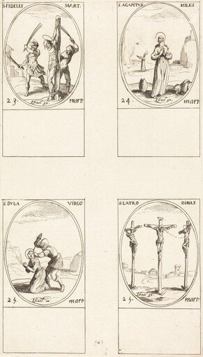 St. Fidelis; St. Agapetus; St. Dula; St. Latro Dimas